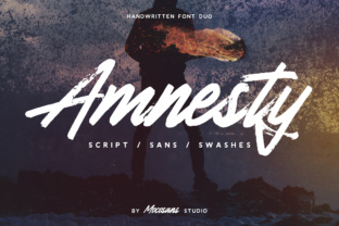 Amnesty: A Rustic Handwritten Font with Modern Spirit
