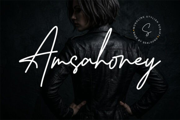 Amsahoney: The Signature Script Font for Elegant Designs