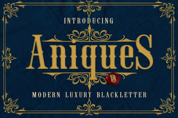 Aniques: Elevate Your Victorian-Blackletter Designs