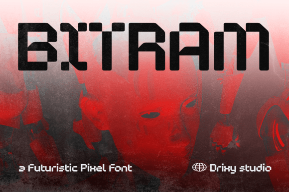 Bitram: The Pixel Font for a Cyberpunk Future