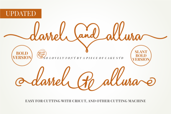 Darrel Allura Bold: Elegant Script for Creative Designs