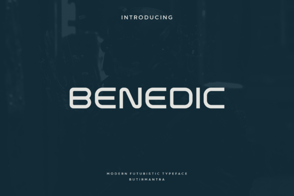 Discover Benedic: A Sleek Sci-Fi Typeface for Modern Design