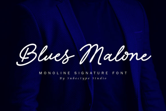 Discover Blues Malone: A Modern Handwritten Typeface