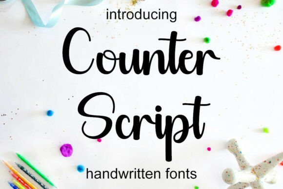 Discover the Elegance of Counter Script for Your Designs