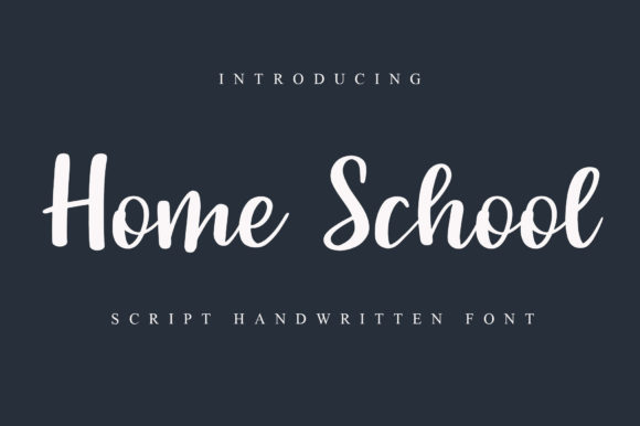 Discover the Playful Charm of the Home School Font