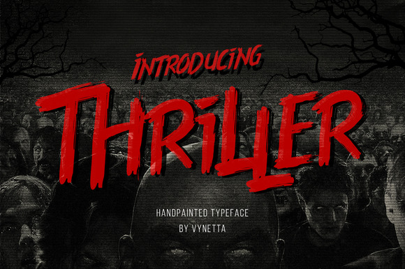 Discover Thriller: The Hand-Drawn Brush Font for Bold Designs