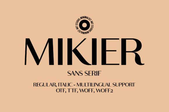 Mikier: A Chic Sans Serif for Modern, Elegant Design
