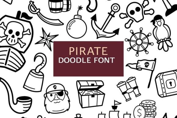 Pirate Doodle: A Fun and Versatile Dingbat Font
