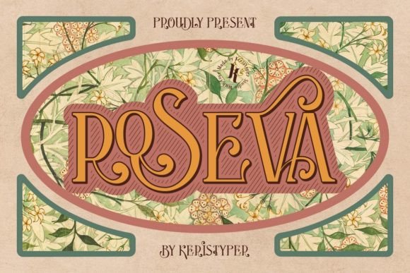 Roseva: A Serif Font Inspired by French Artistry