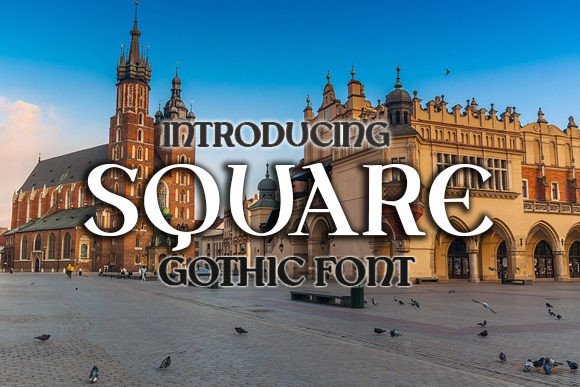 Square: A Gothic Serif for Bold, Modern Design