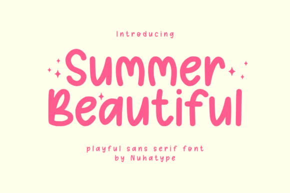 Summer Beautiful: A Minimalist Font for Elegant Designs