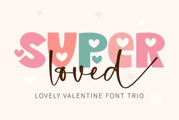 Super Loved: A Charming Trio-Style Font for Elegant Designs
