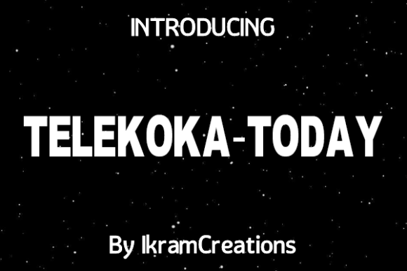 Telekoka Today: A Modern Sans Serif for Creative Projects