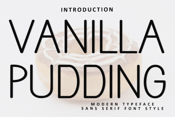 Vanilla Pudding: A Festive Typeface for Enchanting Designs