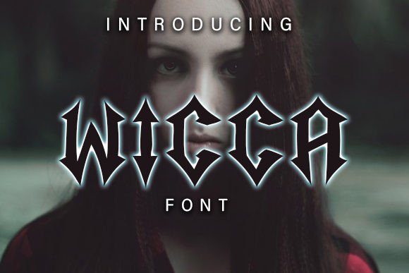 Wicca: A Bold Gothic Typeface for Striking Designs