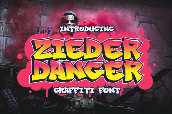 Zieder Danger: The Modern Graffiti Font for Easy Design